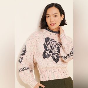 Function & Fringe Edit | Chunky Rose Pullover sweater